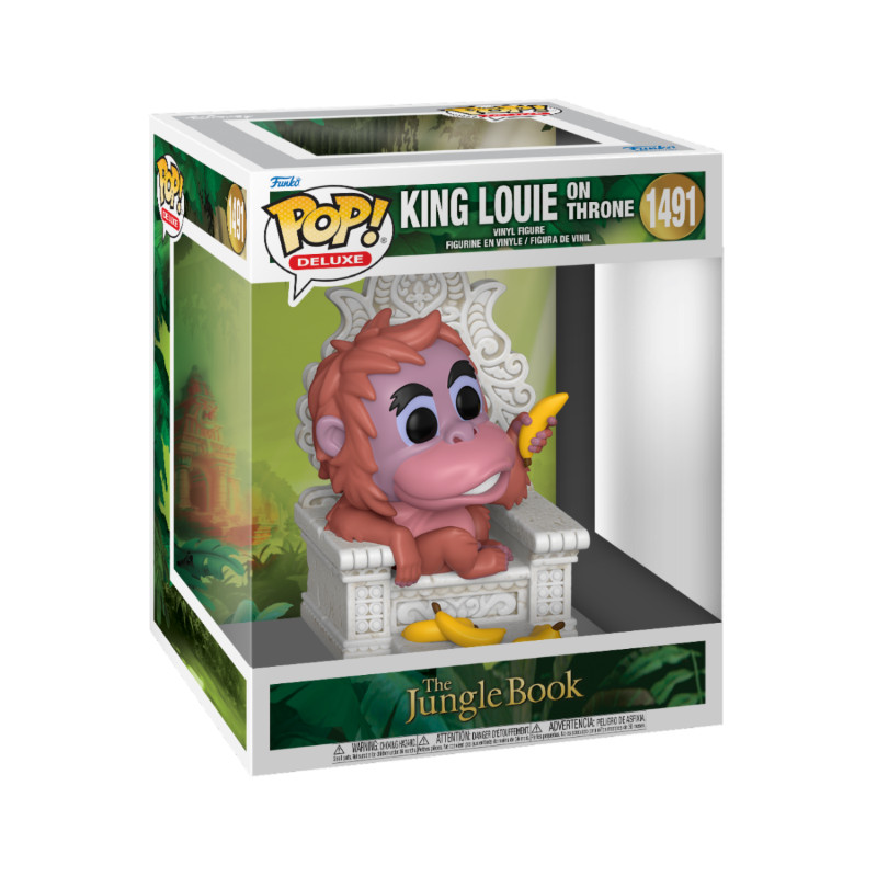 FUNKO POP Deluxe ! 1491 Rey Louie en el trono - Disney El libro de la selva