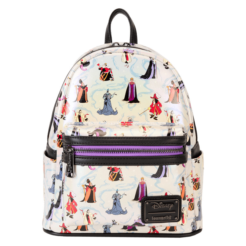 Mini mochila iridiscente Villains - DISNEY LOUNGEFLY