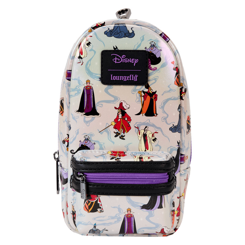 Estuche para lápices Mini Mochila iridiscente Villanos - DISNEY LOUNGEFLY