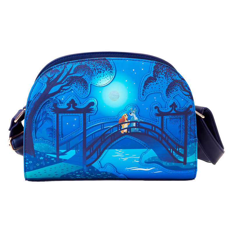 Bolso Bandolera La dama y el vagabundo 70º aniversario - DISNEY LOUNGEFLY