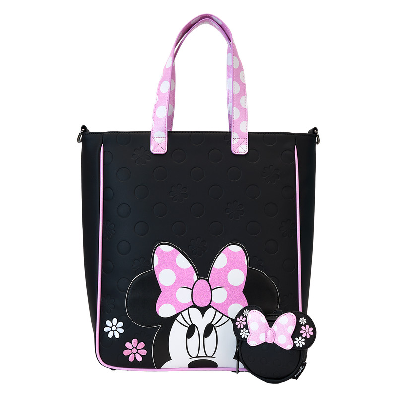 Tote bag con monedero y estampado floral Minnie Mouse Rock The Dots  - DISNEY LOUNGEFLY