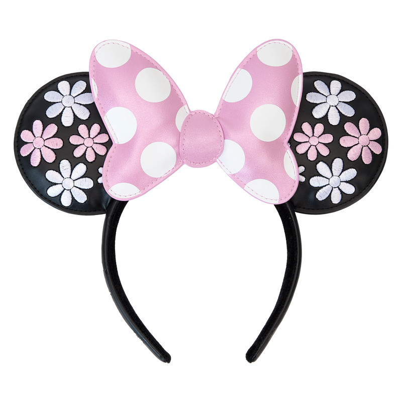 Diadema con orejas Minnie Mouse Floral Rock The Dots - DISNEY LOUNGEFLY