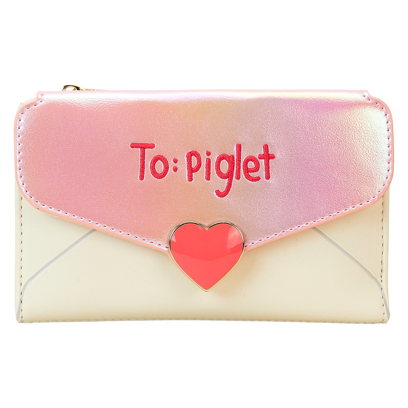 Cartera plegable Winnie The Pooh y Piglet carta de amor - DISNEY LOUNGEFLY