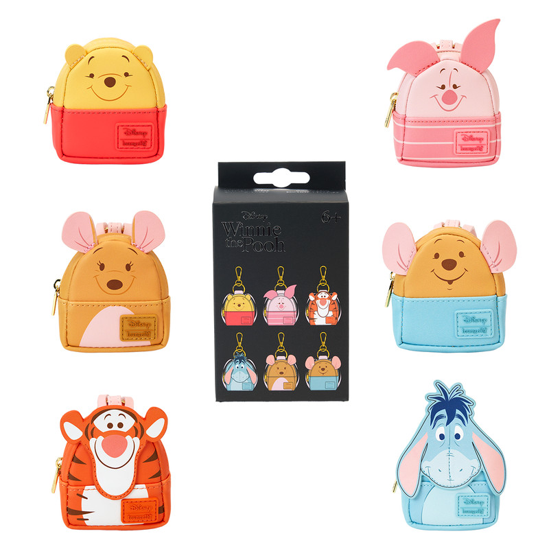 Mini llavero Mochila Misterio Winnie The Pooh y Amigos - DISNEY LOUNGEFLY