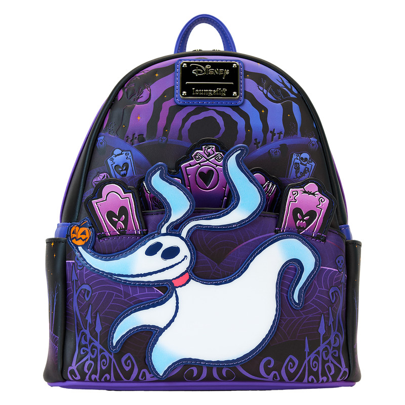 Mini Mochila con luz de Cementerio Zero - DISNEY LOUNGEFLY Pesadilla antes de Navidad