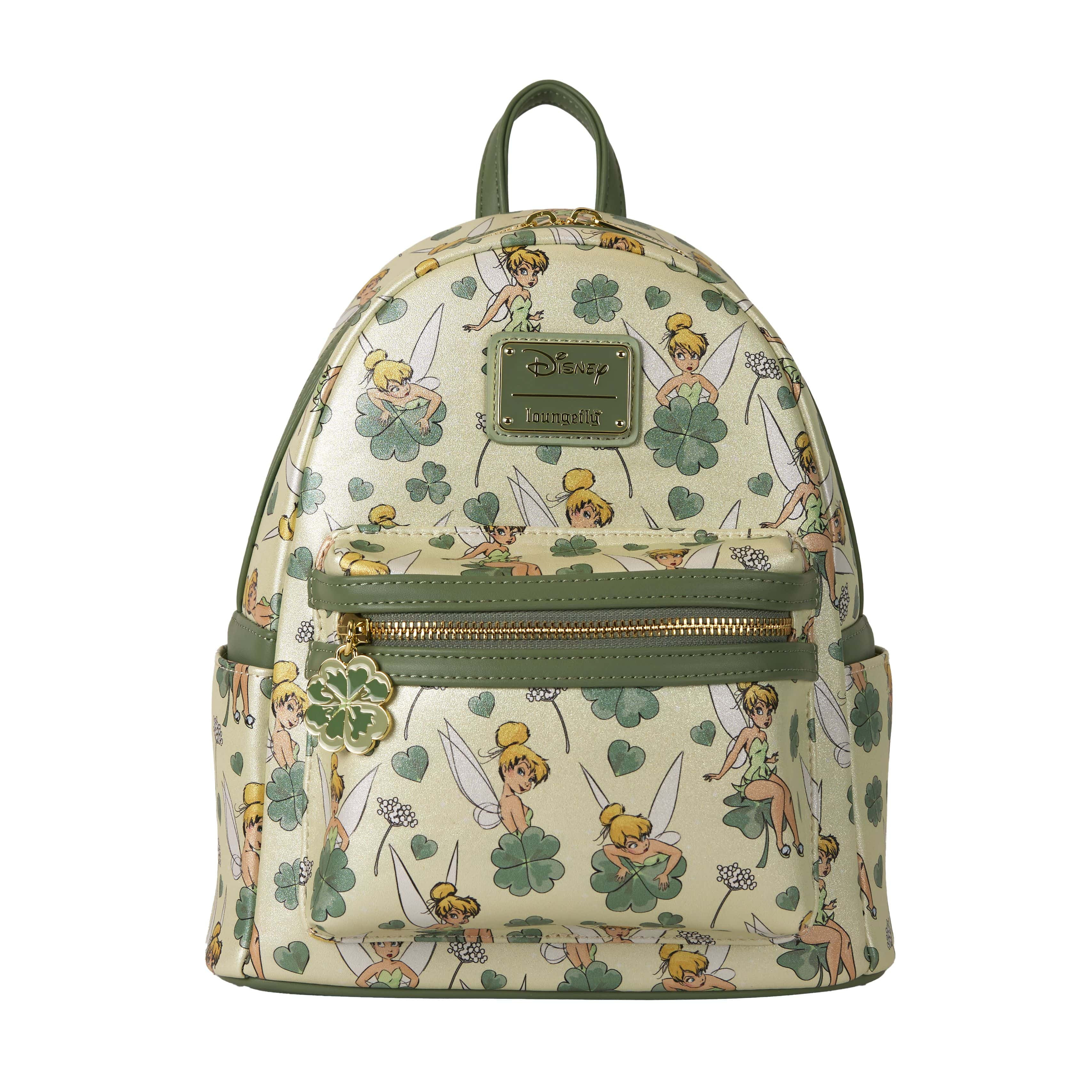 Mini Mochila trébol de hojas - DISNEY LOUNGEFLY Campanilla 4