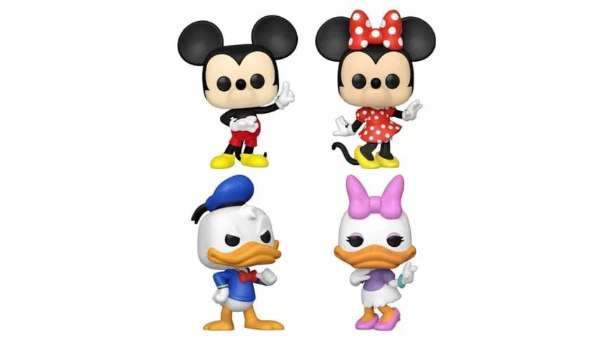 Pack 4 figuras POP Disney ! Películas Vinilo Clásicos 9 cm