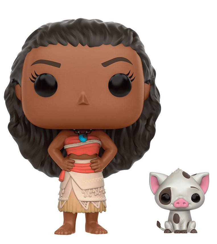 Figura de vinilo Moana y Pua de Disney POP! de Moana de 9 cm