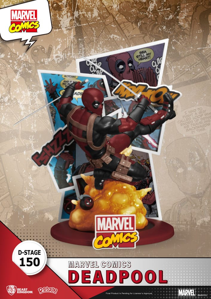 Diorama Marvel PVC D-Stage Deadpool 16 cm