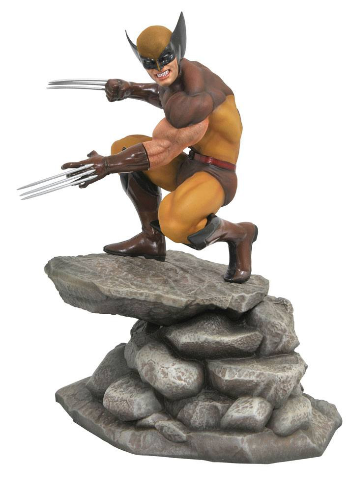 Estatuilla de Lobezno Marrón de Marvel Gallery 23 cm