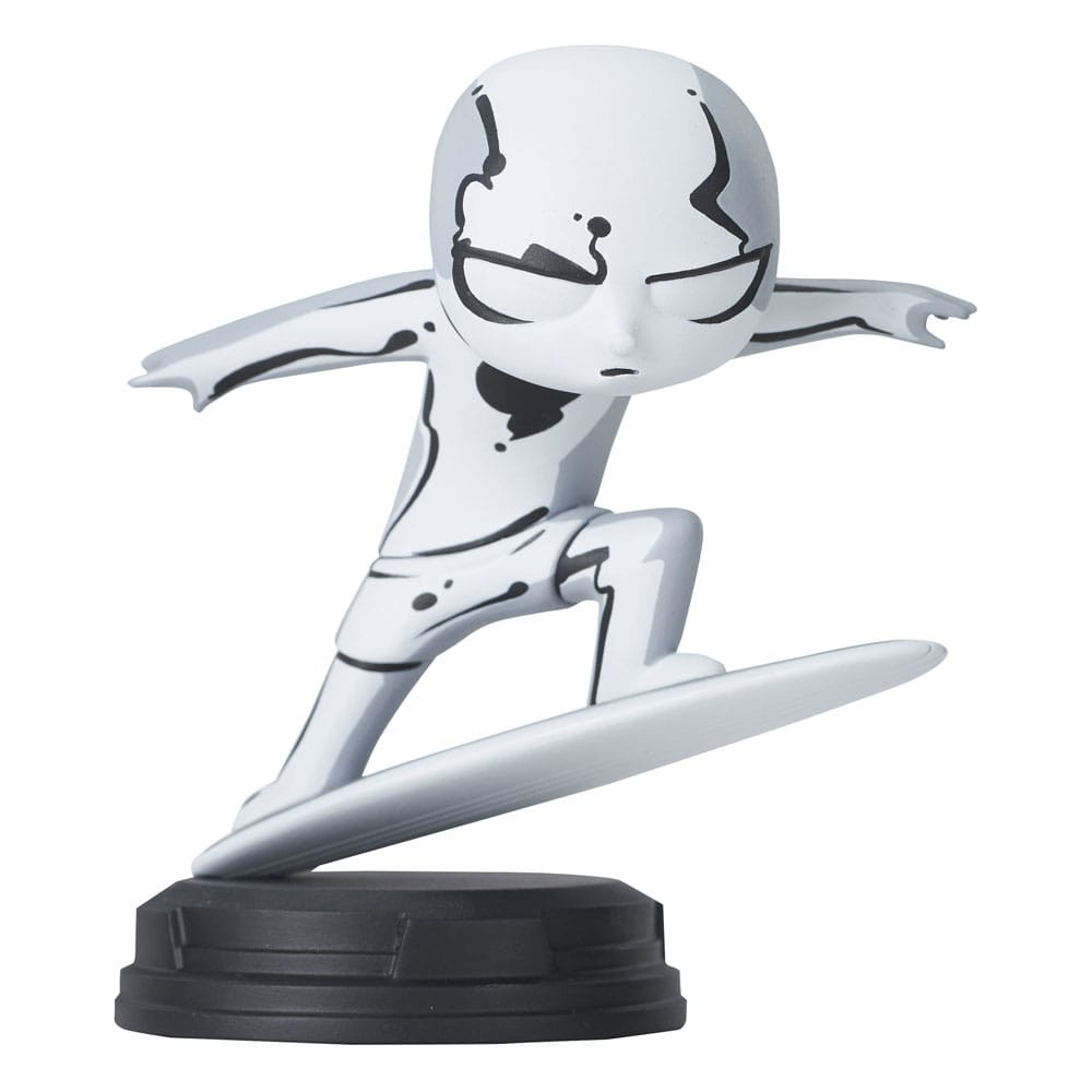 Estatuilla animada Silver Surfer de Marvel de 10 cm