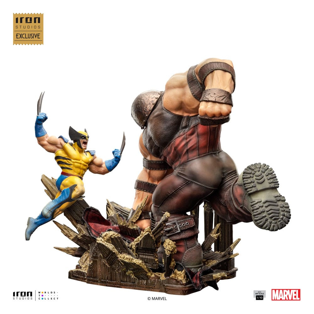 Estatuilla Marvel 1 BDS Art Scale Wolverine 10 Juggernaut heo Exclusiva UE 30 cm