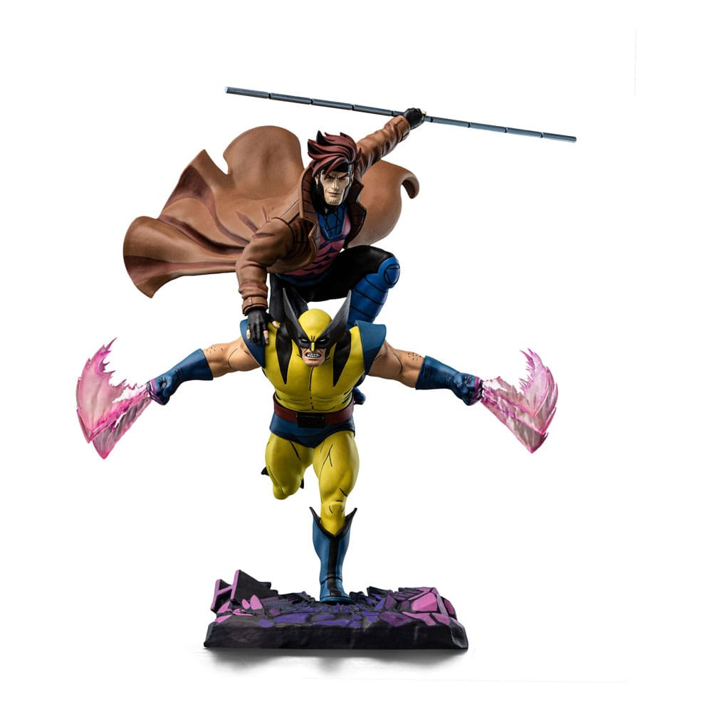 Estatuilla Marvel 1 Deluxe Art Scale 10 X-Men ´97 Gambit & Wolverine 29 cm