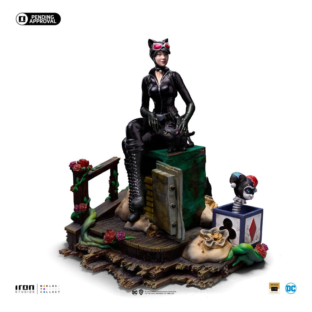 Estatuilla DC Comics 1 Deluxe Art Scale Catwoman (Sirenas de Ciudad Gótica) 21 cm