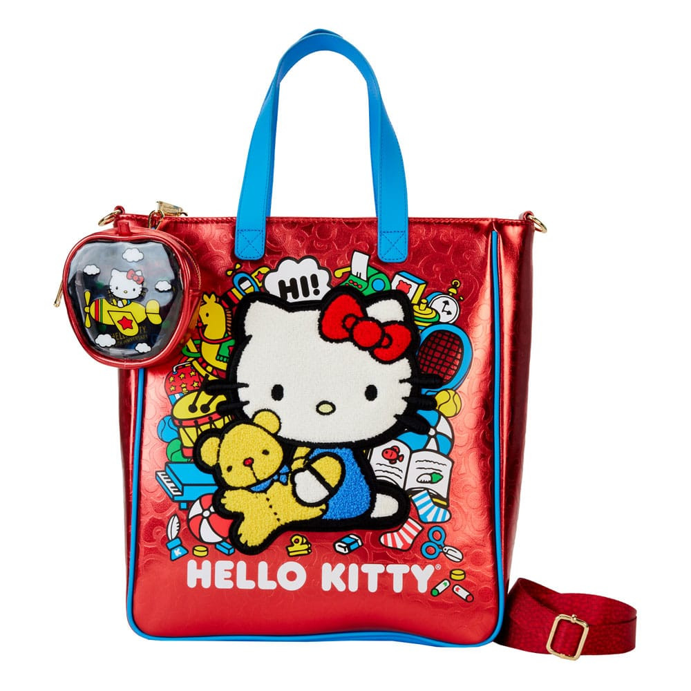 Bolso de compras y cartera con motivo del 50.º aniversario de Hello Kitty by Loungefly