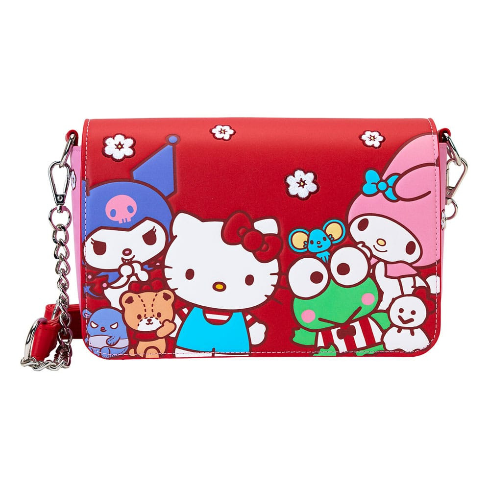 bolsos de hombro con bloques de color Hello Kitty & Amigos de Sanrio by Loungefly