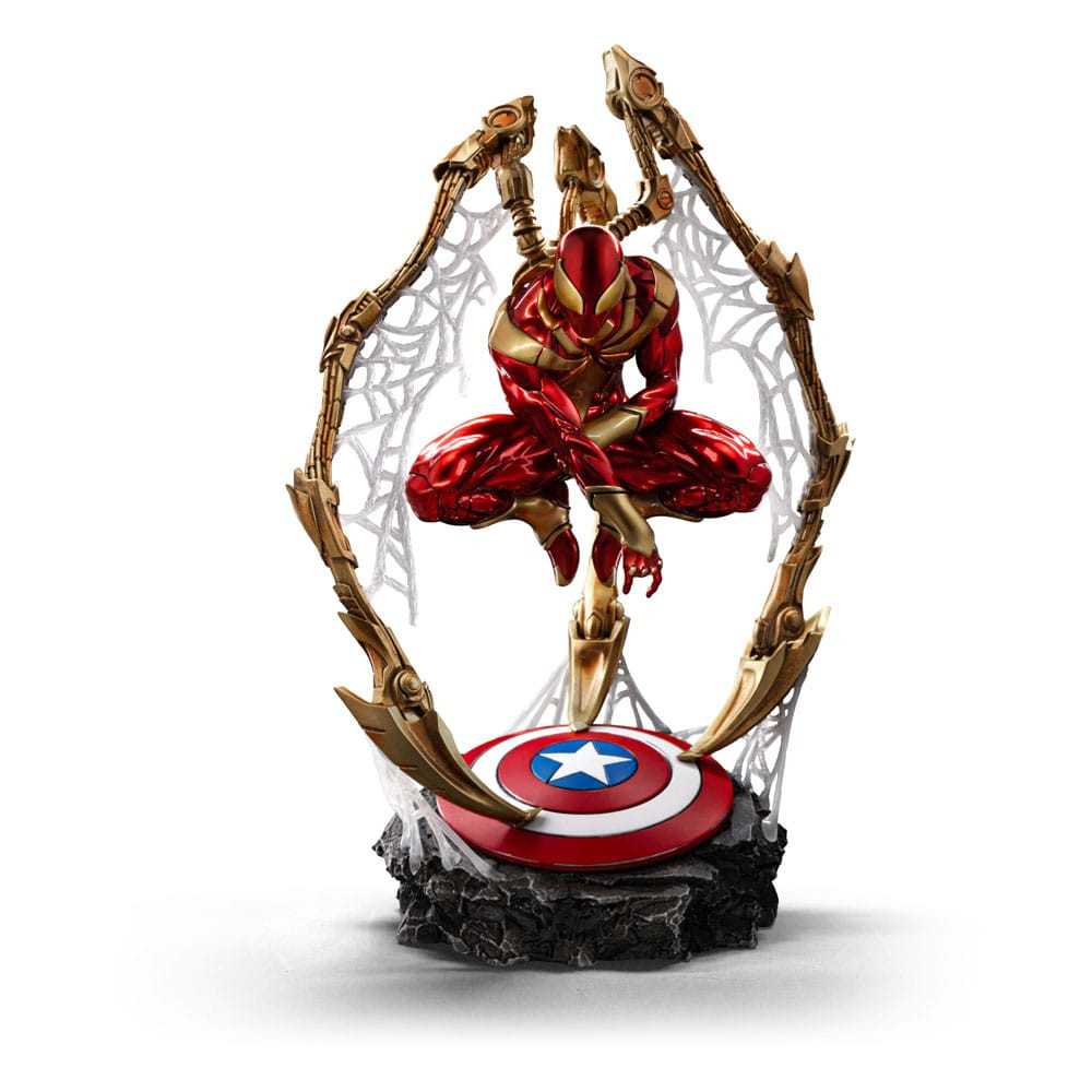 Estatuilla Marvel Deluxe Art 10 1 Hombre Araña Iron Armor Comics (CCXP Exclusive 2024) 24 cm