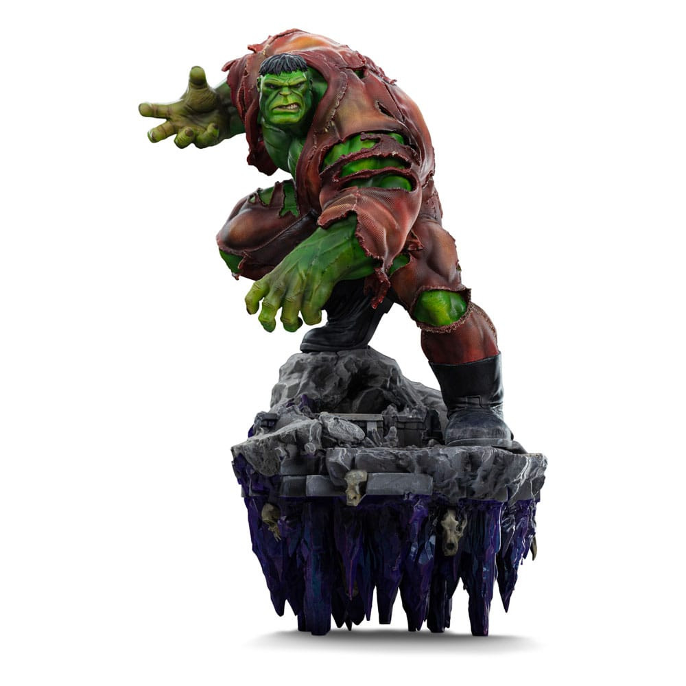 Estatuilla Marvel 1 BDS Art Scale Guantelete del Infinito Hulk Deluxe Diorama 32 cm