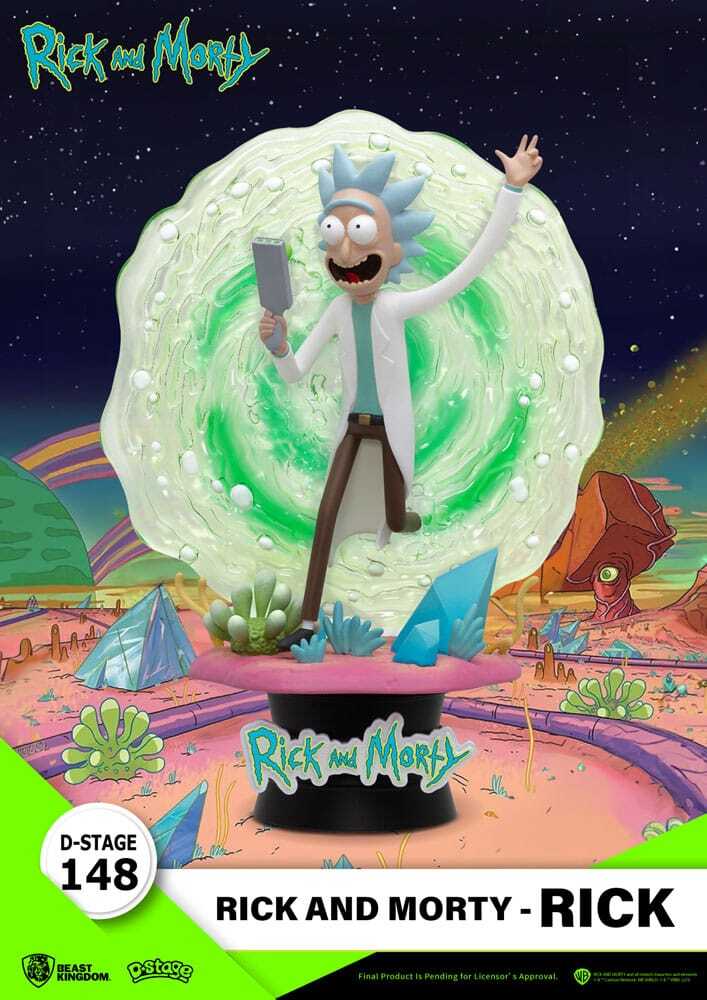 Diorama de Rick y Morty PVC D-Stage Rick 14 cm