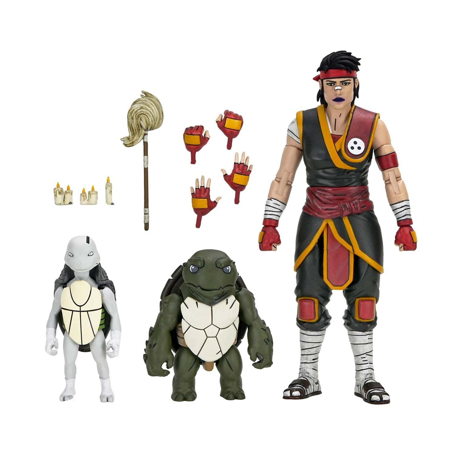 TORTUGAS NINJA ADOLESCENTES MUTANTES (LOS ÚLTIMOS RONIN - LOS AÑOS PERDIDOS) - FIGURA DE ACCIÓN A ESCALA DE 7” - CASEY MARIE CON EL BEBÉ ODYN Y UNO