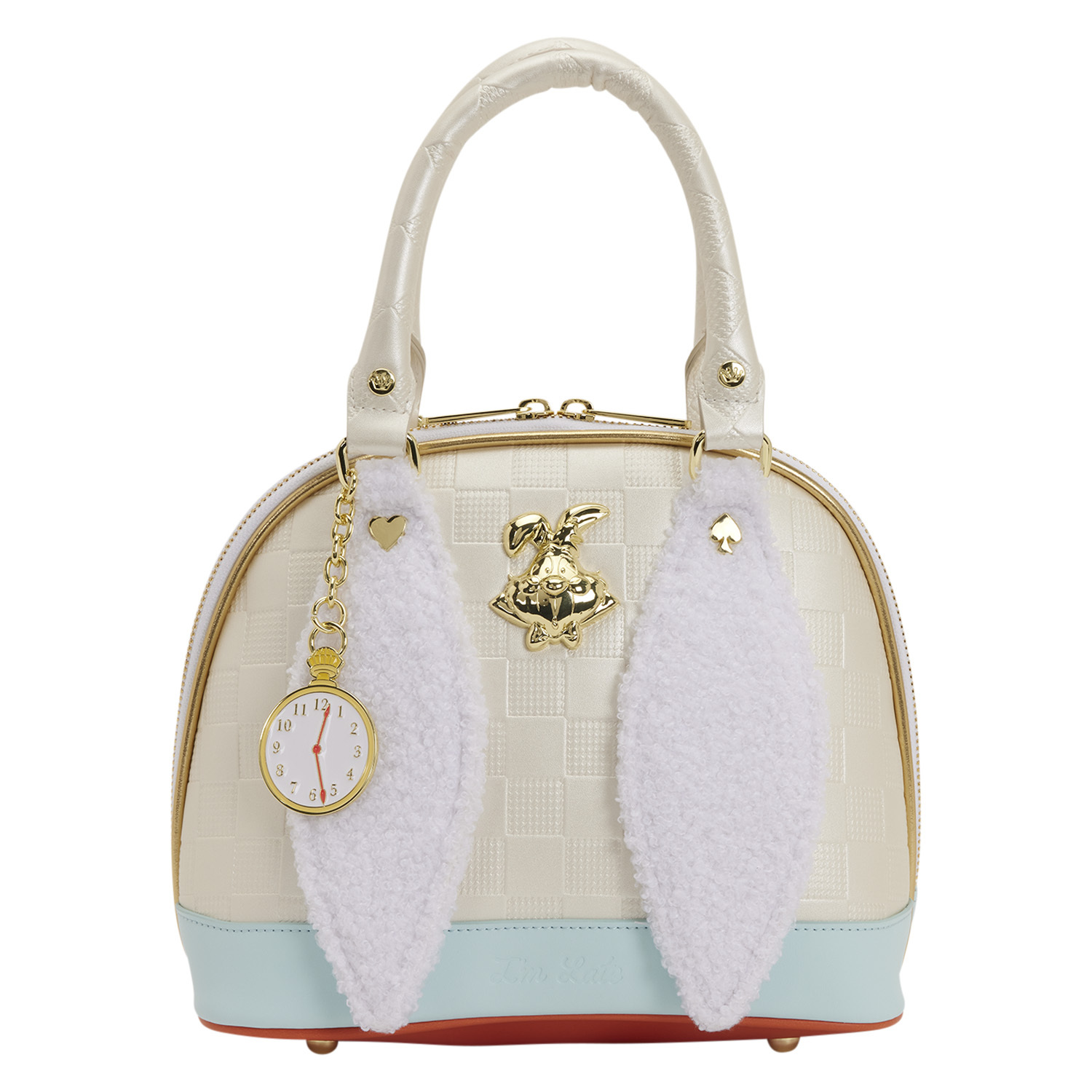 BOLSO DE MANO CONEJO BLANCO - LOUNGEFLY DISNEY ALICIA EN EL PAÍS DE LAS MARAVILLAS