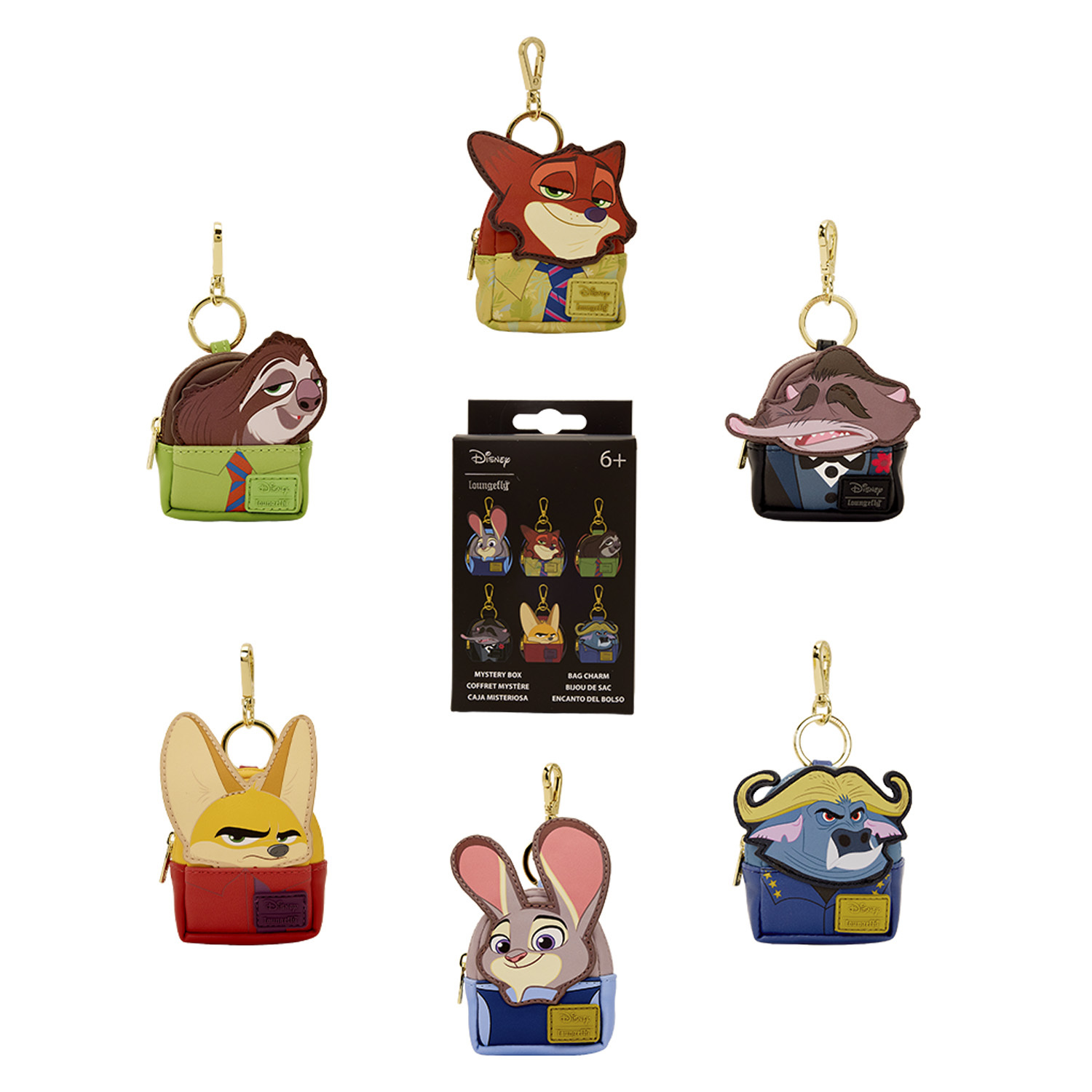 Llavero Mini Mochila Misterio de Zootopia - Disney Loungefly
