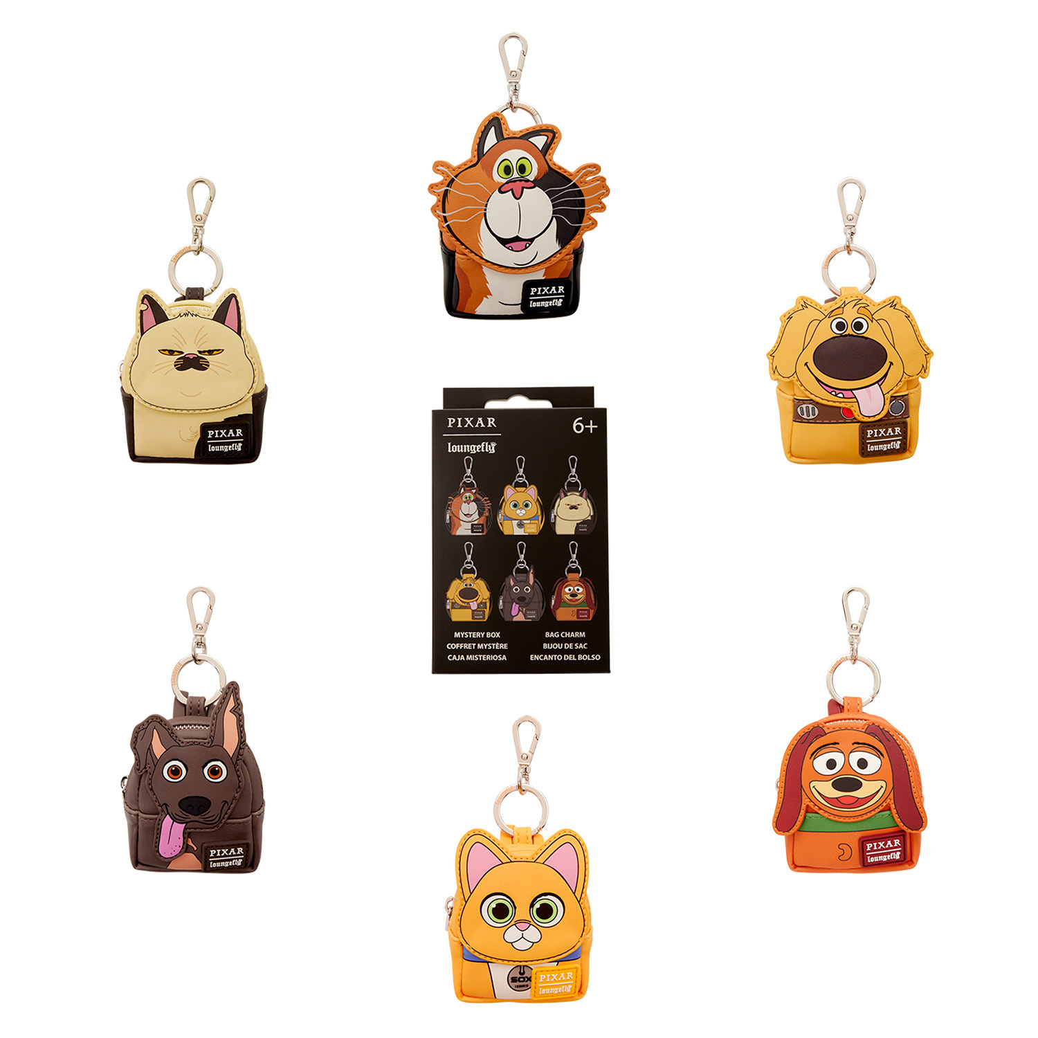 Llavero Mini Mochila Misterio de perros y gatos - Disney-Pixar Loungefly
