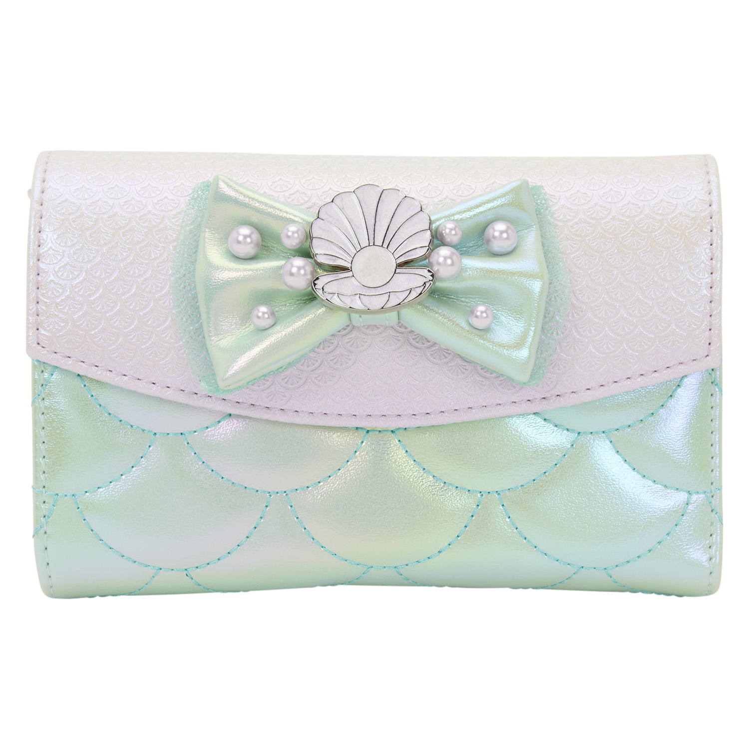 Cartera con solapa de perlas iridiscentes - Disney Loungefly La Sirenita