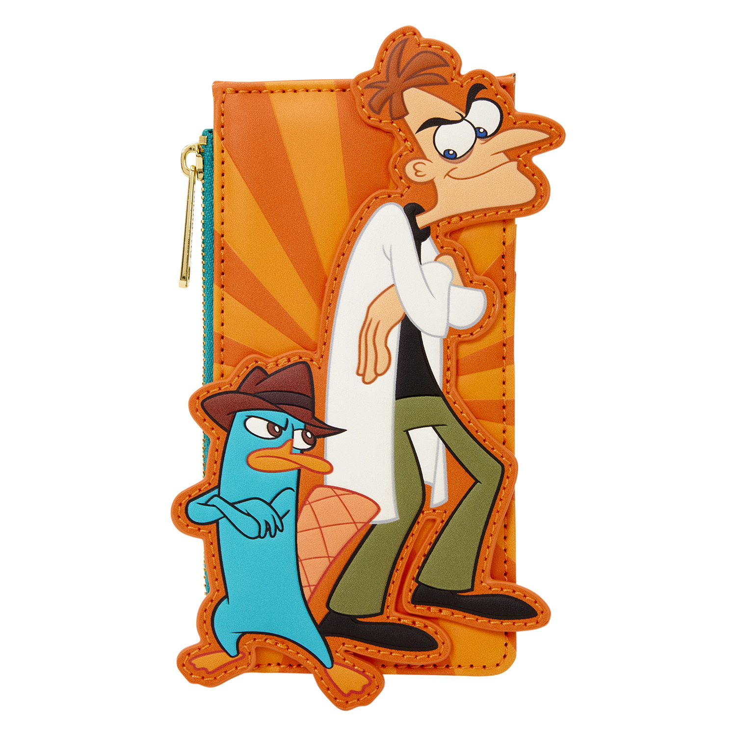 Portatarjetas del Dr. Doofenshmirtz y Perry el Ornitorrinco - Disney Loungefly