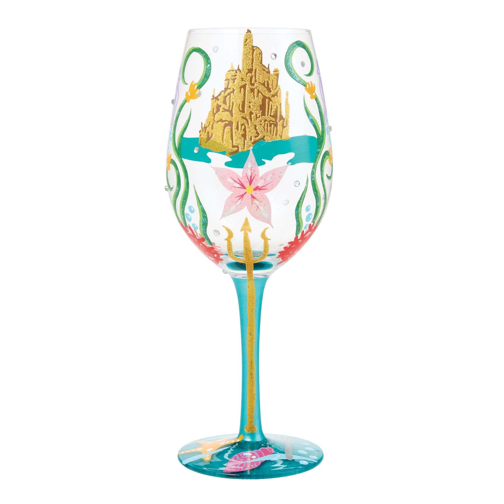 "CORRE TU PROPIA OLA" COPA DE VINO ARIEL - DISNEY LOLITA